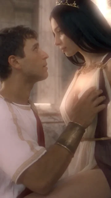 Still from episode 1 of The Gods Gave Me My Father's Wife: a prince, a new queen and shared dreams
