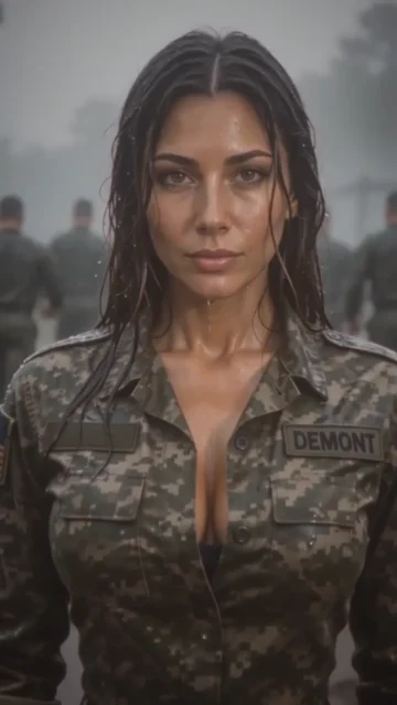 Still from episode 1 of YES MA'AM: the lowest recruit on base and the sergeant who claims him
